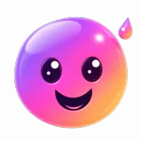 Glossy 3D style example